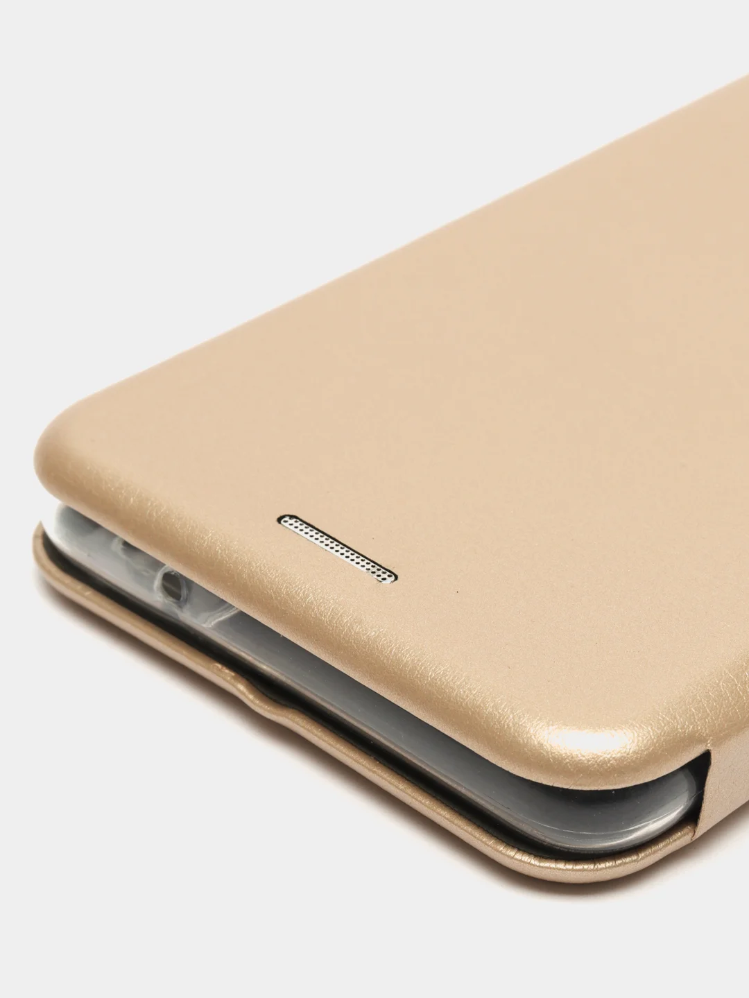 Золотой чехол-книжка для Samsung Galaxy S21 FE