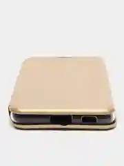 Золотой чехол-книжка для Samsung Galaxy S21 FE
