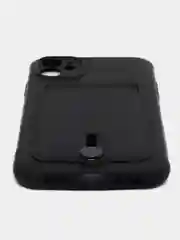 Черный чехол с карманом для карт для iPhone (Айфон) 11