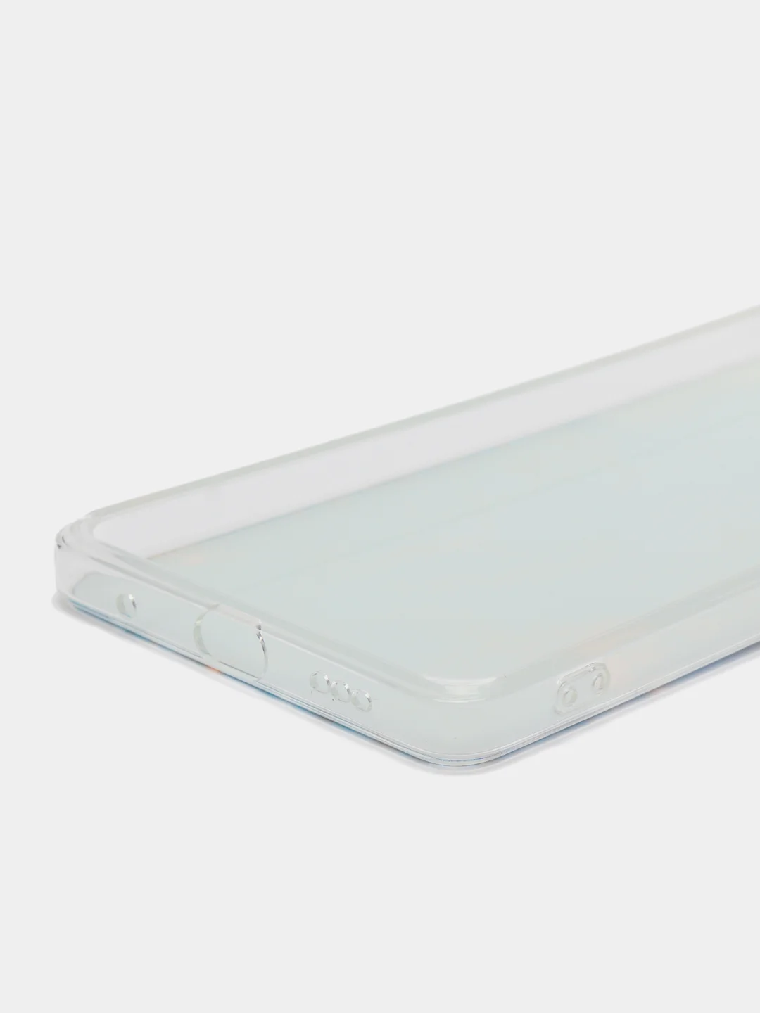 Светло-синий чехол на Xiaomi Redmi Note 10 Pro / Сяоми Редми Нот 10 Про прозрачный, с рисунком