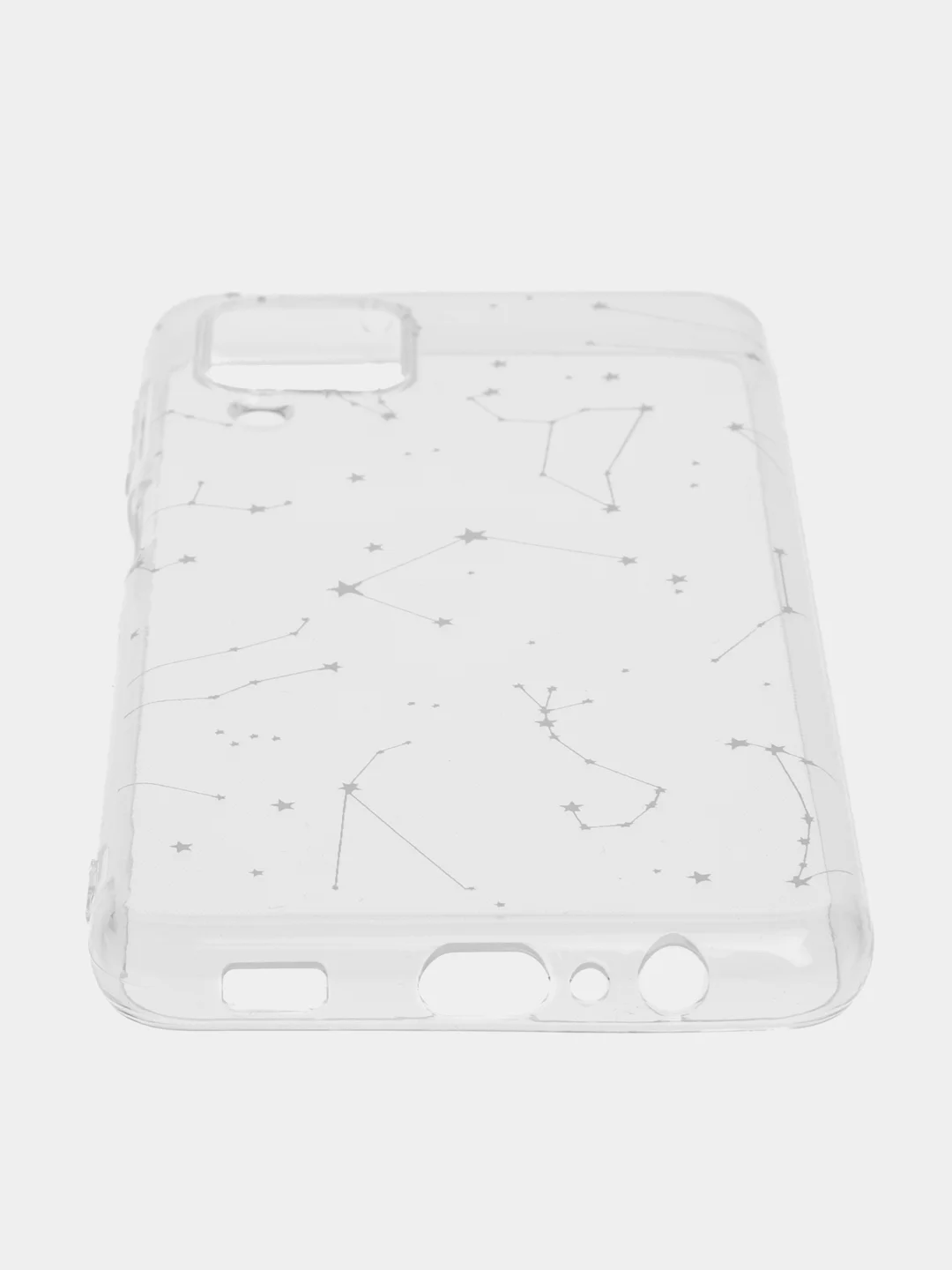 Прозрачный чехол на Samsung Galaxy A12/M12 / Самсунг А12/М12 прозрачный, с рисунком, защита камеры