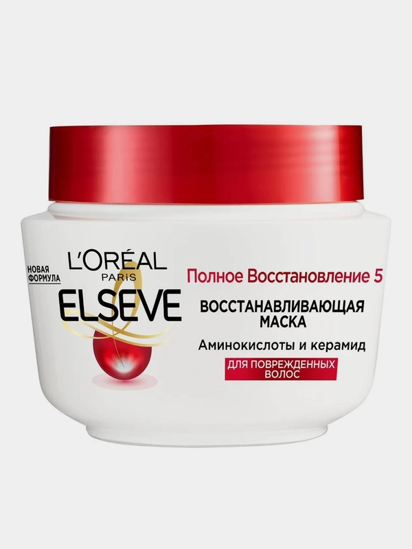 LOral Paris Elseve Маска для волос "Полное восстановление 5", восстанавливающая, 300 мл