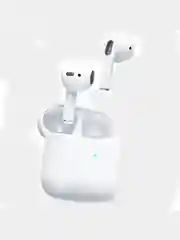 Белый наушники беспроводные, сенсорные