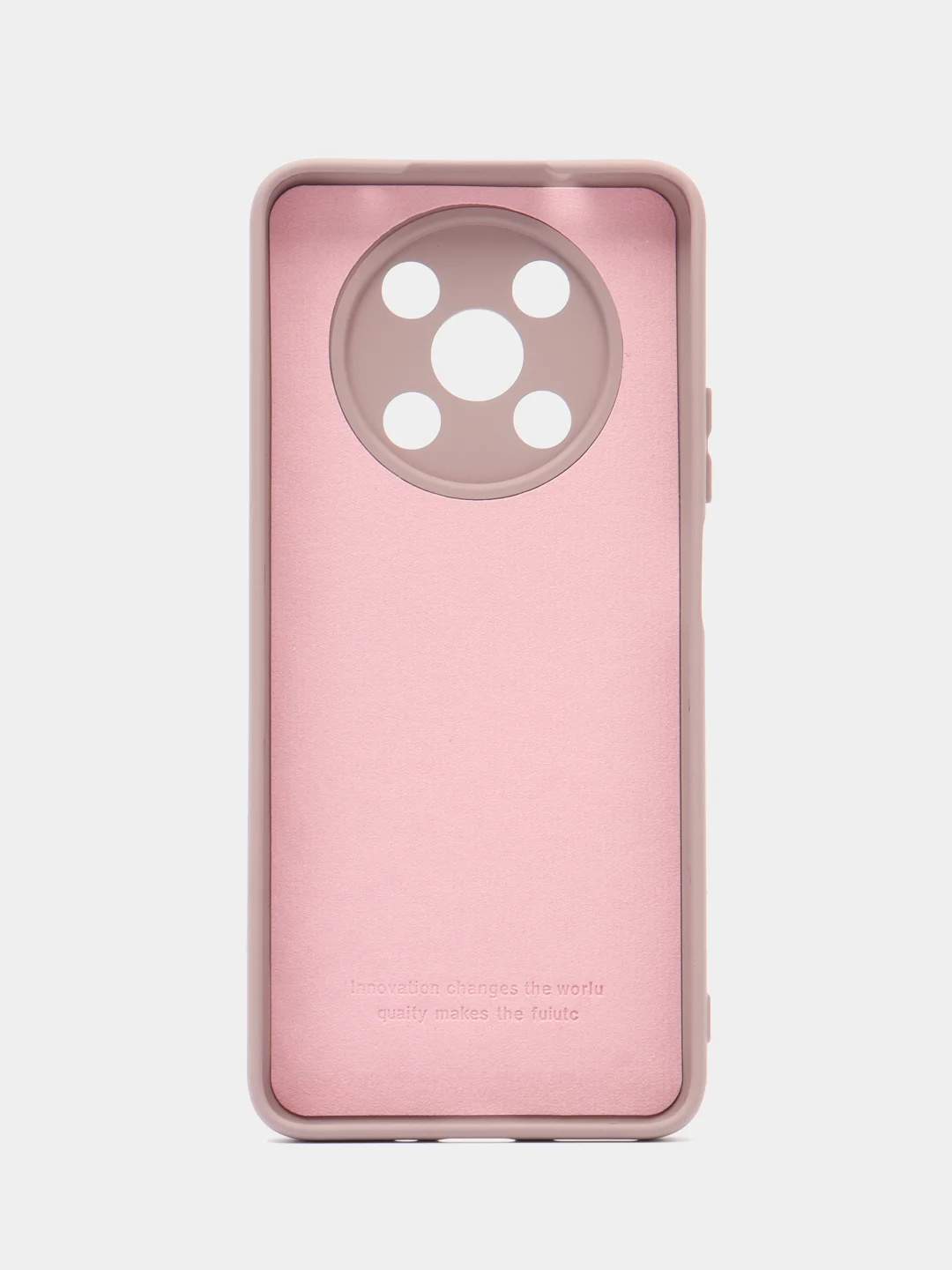Кремовый чехол HUAWEI NOVA Y90 с защитой камеры и бархатом внутри