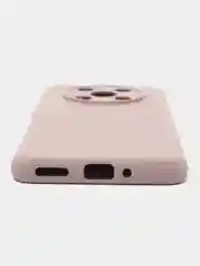 Кремовый чехол HUAWEI NOVA Y90 с защитой камеры и бархатом внутри
