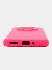 Фуксия чехол HUAWEI NOVA Y90 с защитой камеры и бархатом внутри