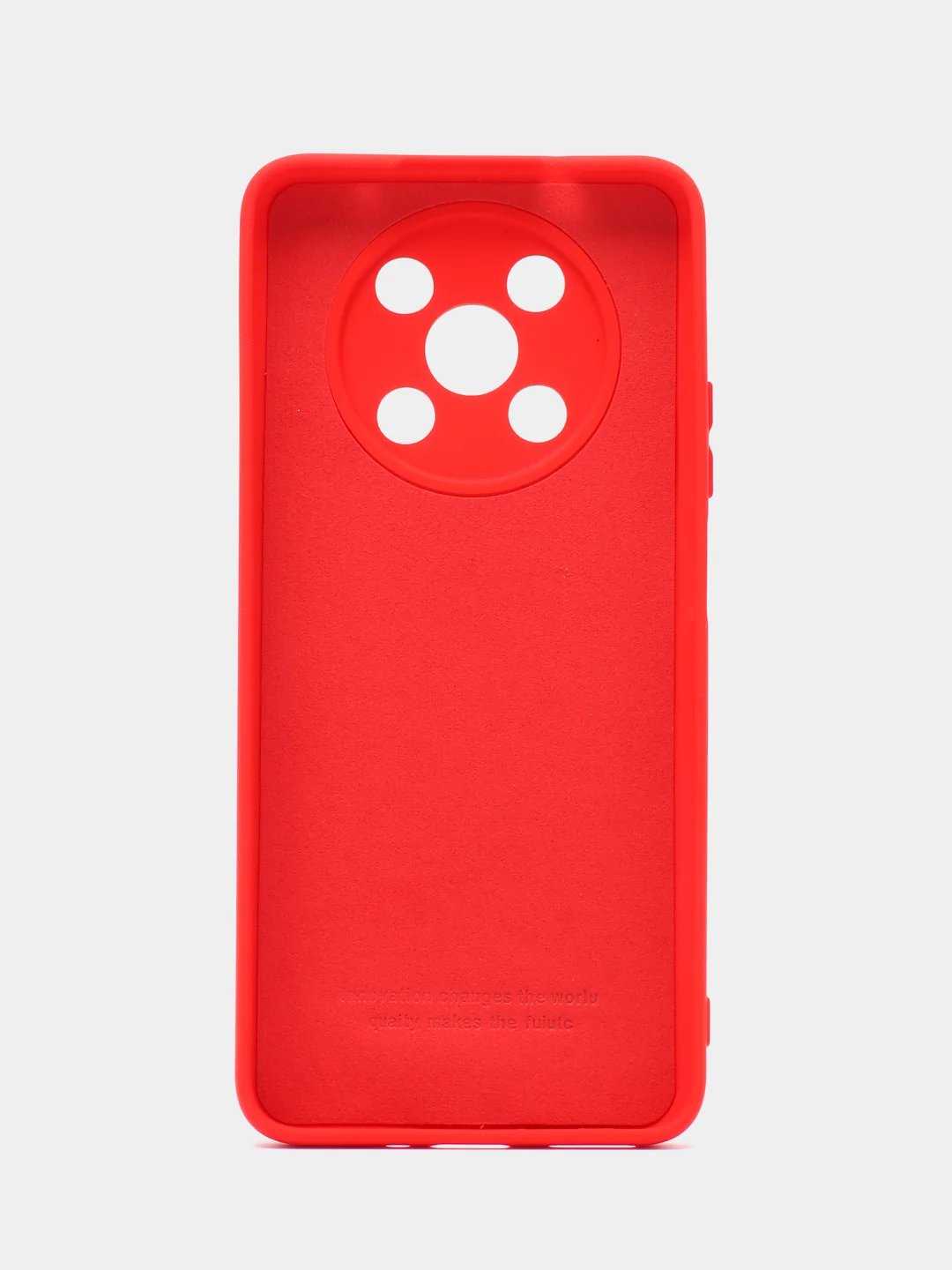 Красный чехол HUAWEI NOVA Y90 с защитой камеры и бархатом внутри