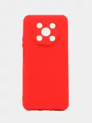 Красный чехол HUAWEI NOVA Y90 с защитой камеры и бархатом внутри