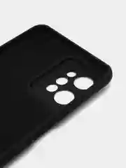 Черный чехол для REALME C31 с защитой камеры и бархатом внутри