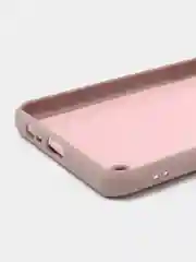 Кремовый чехол для REALME C31 с защитой камеры и бархатом внутри