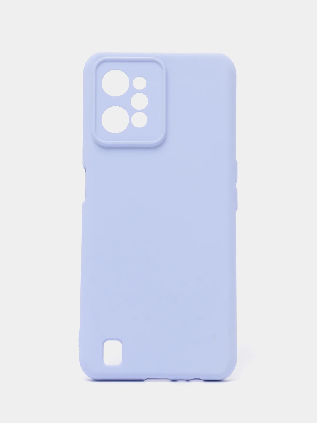 Лавандовый чехол для REALME C31 с защитой камеры и бархатом внутри