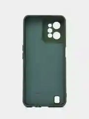 Зелёный хаки чехол для REALME C31 с защитой камеры и бархатом внутри