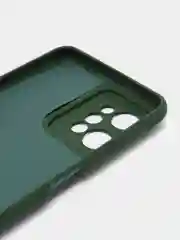 Зелёный хаки чехол для REALME C31 с защитой камеры и бархатом внутри