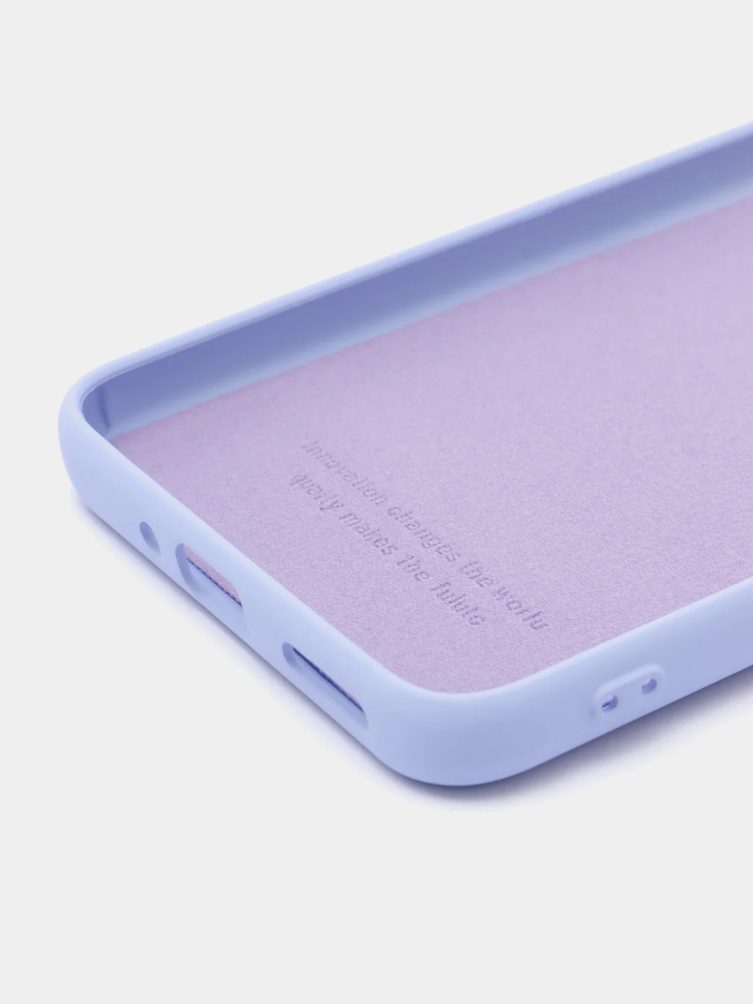 Лавандовый чехол HUAWEI NOVA Y90 с защитой камеры и бархатом внутри