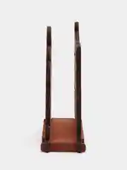 Коричневый салфетница Home, из дерева
