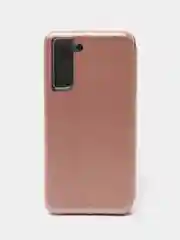 Пудровый чехол-книжка для Samsung Galaxy S21 FE