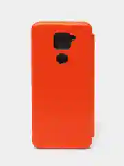 Оранжевый чехол книжка Xiaomi Redmi Note 9 / Redmi 10X