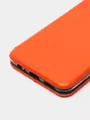 Оранжевый чехол книжка Xiaomi Redmi Note 9 / Redmi 10X