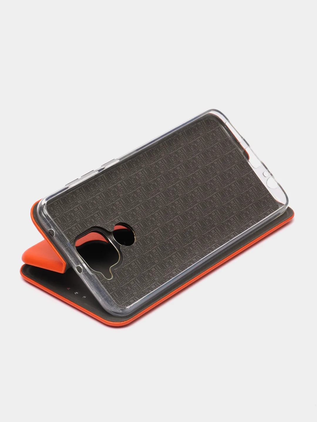Оранжевый чехол книжка Xiaomi Redmi Note 9 / Redmi 10X
