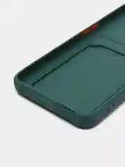 Тёмно-зелёный чехол с отделением для пластиковой карточки REALME 8i
