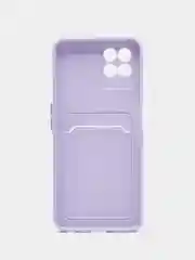 Лавандовый чехол с отделением для пластиковой карточки REALME 8i