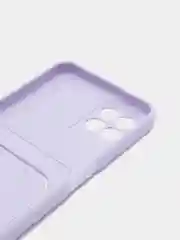 Лавандовый чехол с отделением для пластиковой карточки REALME 8i