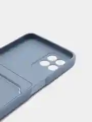 Серый чехол с отделением для пластиковой карточки REALME 8i