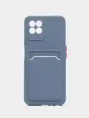 Серый чехол с отделением для пластиковой карточки REALME 8i