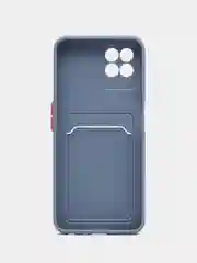 Серый чехол с отделением для пластиковой карточки REALME 8i