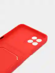 Красный чехол с отделением для пластиковой карточки REALME 8i