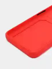 Красный чехол с отделением для пластиковой карточки REALME 8i
