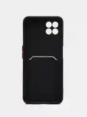 Черный чехол с отделением для пластиковой карточки REALME 8i