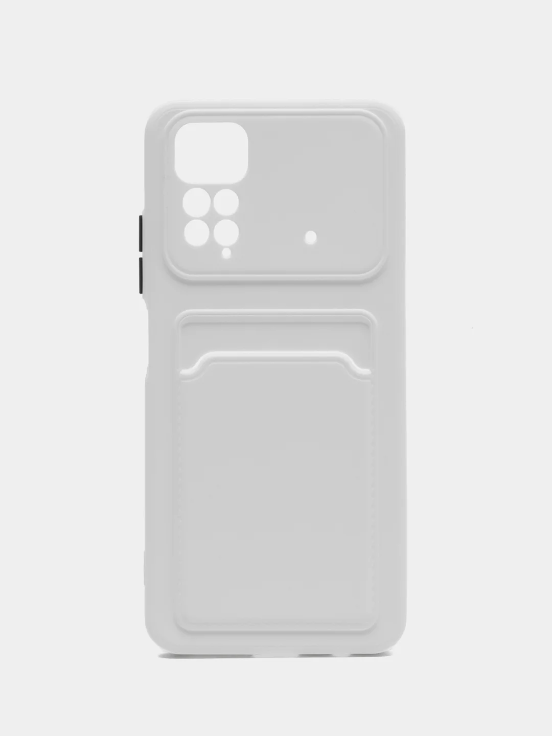 Белый чехол для Redmi Note 11 4G 2022  / NOTE 11S с карманом для  пластиковой карточки