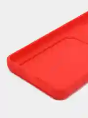 Красный чехол для Redmi Note 11 4G 2022  / NOTE 11S с карманом для  пластиковой карточки