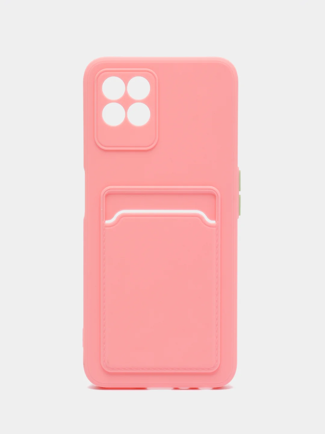 Розовый чехол с отделением для пластиковой карточки REALME 8i