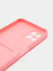 Розовый чехол с отделением для пластиковой карточки REALME 8i