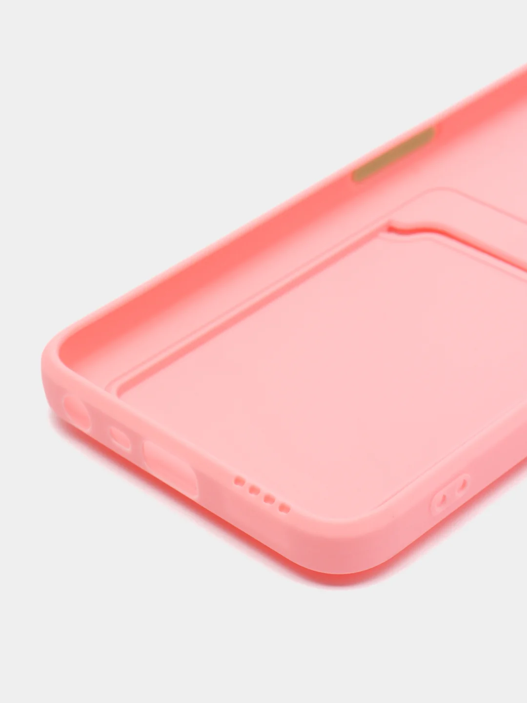 Розовый чехол с отделением для пластиковой карточки REALME 8i