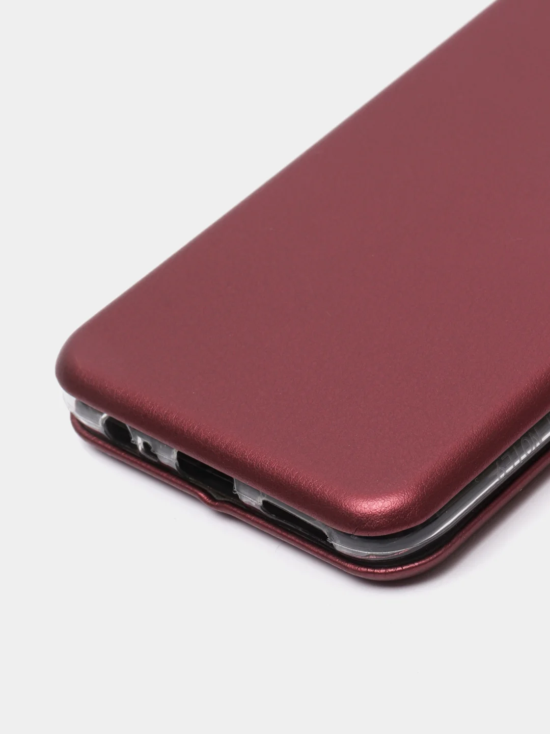 Бордовый чехол книжка Xiaomi Redmi Note 9 / Redmi 10X