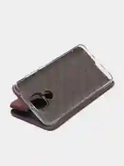Бордовый чехол книжка Xiaomi Redmi Note 9 / Redmi 10X