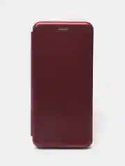 Бордовый чехол книжка Xiaomi Redmi Note 9 / Redmi 10X