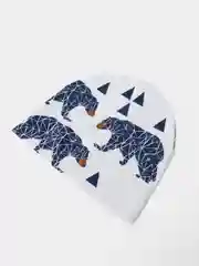 Белый шапка детская