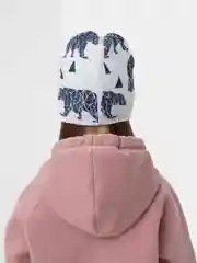 Белый шапка детская