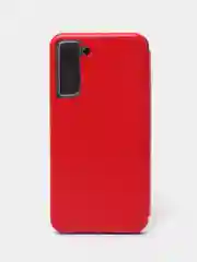 Красный чехол-книжка для Samsung Galaxy S21 FE