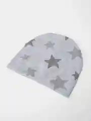 Серый металлик шапка детская