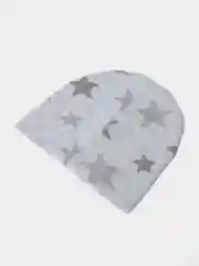 Серый металлик шапка детская