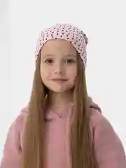 Пудровый шапка детская
