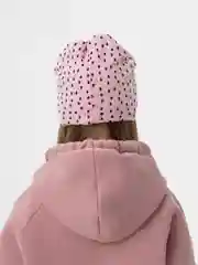 Пудровый шапка детская