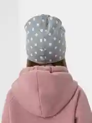 Серый шапка детская