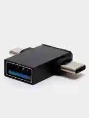 OTG адаптер USB 3.0 к Type-C / Micro USB 2 в 1