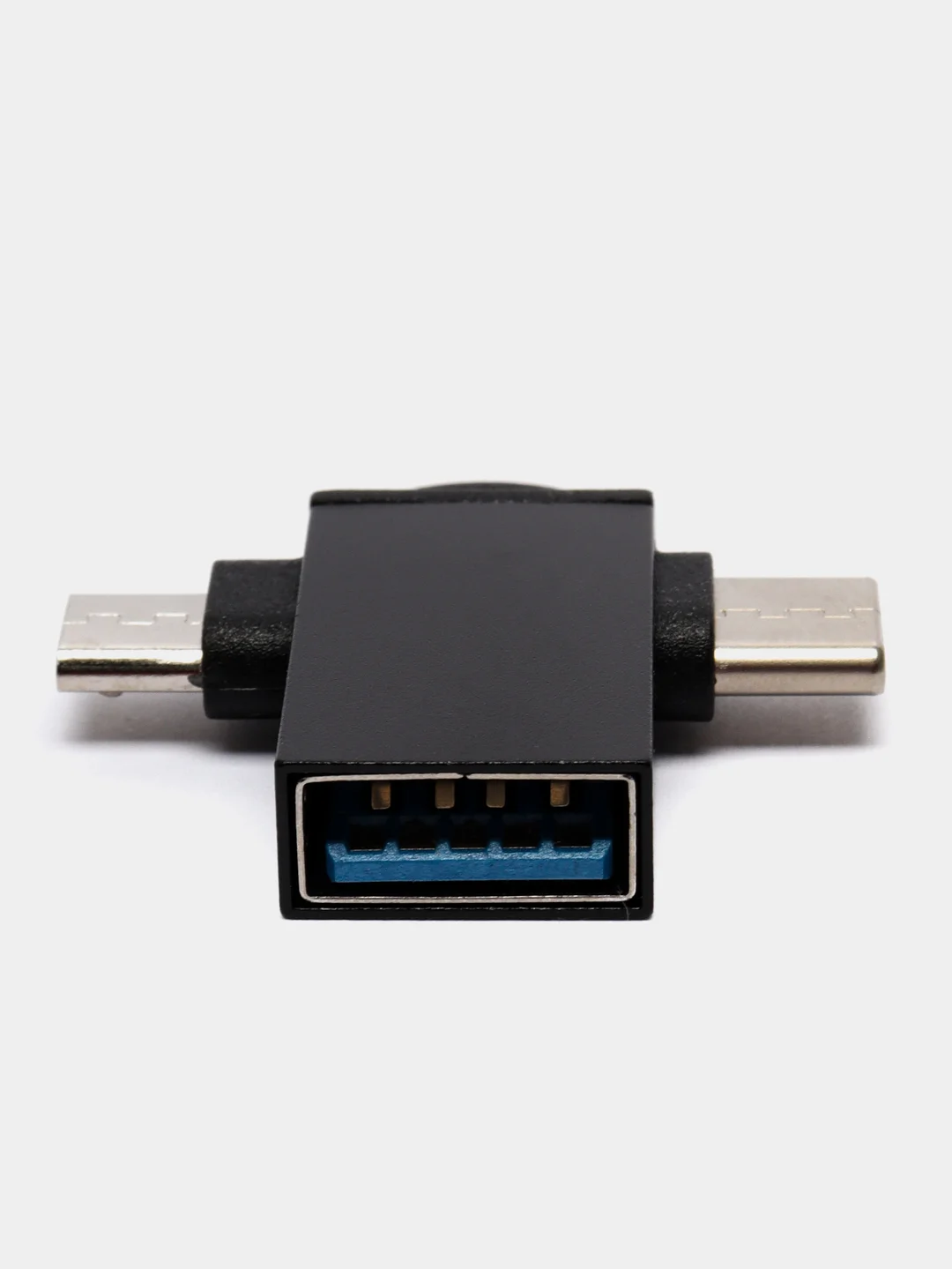 OTG адаптер USB 3.0 к Type-C / Micro USB 2 в 1